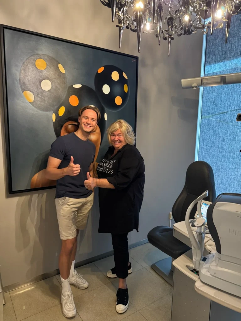 Siim Koppel: “My eyesight was clear and sharp already four hours after the surgery.”